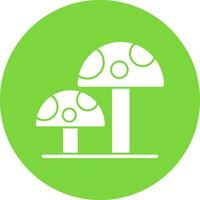 Mushrooms Vector Icon Design