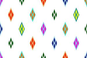 ethnic geometric seamless pattern. Geometric ethnic pattern can be used in fabric design for clothes, decorative paper, wrapping, textile, embroidery, illustration, vector, carpet vector