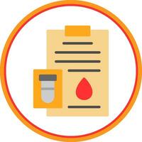 Blood Test Vector Icon Design