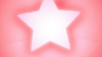 Red simple geometric patterns abstract stars background video