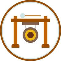 Gong Vector Icon Design