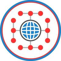 Global network Vector Icon Design