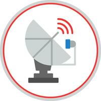 Satellite dish Vector Icon Design