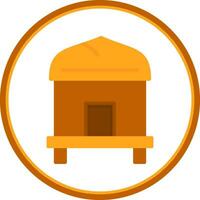 Hut Vector Icon Design