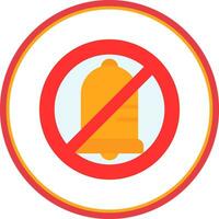 No Alarm Vector Icon Design