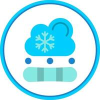 diseño de icono de vector de snowboard