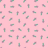 Psychedelic mushrooms seamless pattern. Magical fly agaric wallpaper. vector