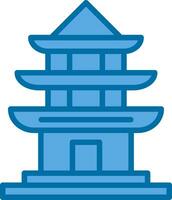 pagoda vector icono diseño