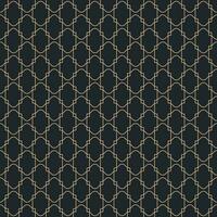 Pattern design in gold color on black background vector