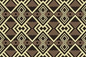 étnico resumen ikat sin costura modelo en tela.tribal indio y maxican estilo. diseño para fondo, fondo de pantalla, ilustración, tela, ropa, alfombra, textil, batik, bordado. vector