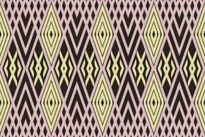 Abstract ethnic aztec geometric pattern design for background.Ethnic ikat geometric pattern for vibrant color.Colorful geometric embroidery for textiles,fabric,clothing,background,batik,knitwear vector