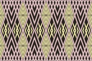 Abstract ethnic aztec geometric pattern design for background.Ethnic ikat geometric pattern for vibrant color.Colorful geometric embroidery for textiles,fabric,clothing,background,batik,knitwear vector