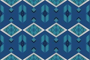 Aztec geometric pattern for vibrant color.Damask style pattern for textile and decoration.Ethnic abstract ikat.Seamless pattern in tribal.Native aztec boho vector design.
