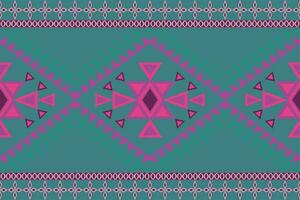 textil ikat étnico diseño de damasco frontera patrón.marco para mujer tela utilizar Mughal étnico resumen Clásico turco indio clásico textura. vector