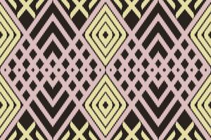 Ethnic abstract ikat.Seamless pattern in tribal.Colorful vector seamless patterns collection.Spring summer autumn decor.Festival elements with coloful background.