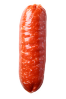 raw beef sausage isolated on transparent background ,raw pork sausage cut out png ,generative ai