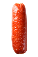 raw beef sausage isolated on transparent background ,raw pork sausage cut out png ,generative ai