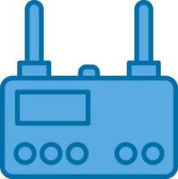 Wireless router Vector Icon Design