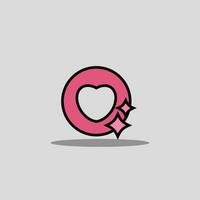 Love icon png vector