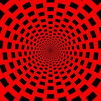Background tunnel deep hole closs up mysterious red horror vector