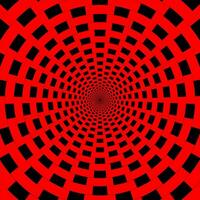 Background tunnel deep hole closs up mysterious red horror vector