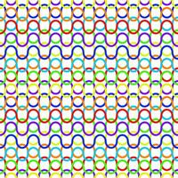 Rainbow background seamless serrated wave line fabric pattern colorful vector