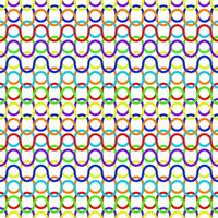 Rainbow background seamless serrated wave line fabric pattern colorful vector