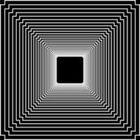 Visual of the Optical Illusion Created from Square Lines Composition, can use for Background, Decoration, Wallpaper, Tile, Carpet Pattern, Modern Motifs, Contemporary Ornate, or Graphic Design Element vector