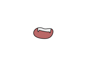 dessin animé bouche icône png