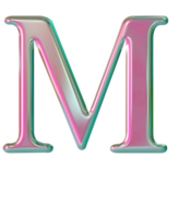 iridescent majuscule alphabet des lettres png