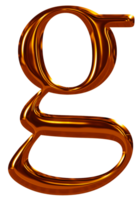 d'or bijou alphabet minuscule png