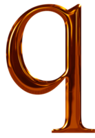 d'or bijou alphabet minuscule png