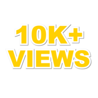 10k Views, 10k Views Png, 10k Views Celebration png