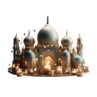 moské, ramadan, ramadan png, ramadan mubarak, ramadan kareem, transparent bakgrund, ai genererad png