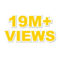 19 m visualizzazioni, 19 m visualizzazioni png, 19 m visualizzazioni celebrazione png