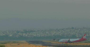 Plane of airberlin is ready to take off video