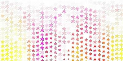 Light Pink, Yellow vector template with flu signs.