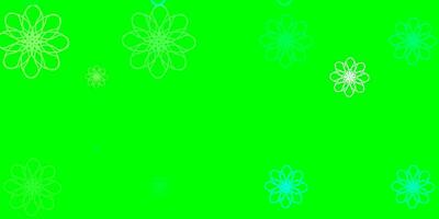 Light Green vector template with curves.