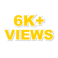 6k visualizzazioni, 6k visualizzazioni png, 6k visualizzazioni celebrazione png