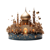 Mosque, Ramadan, Ramadan Png, Ramadan Mubarak, Ramadan Kareem, Transparent Background, AI Generated png