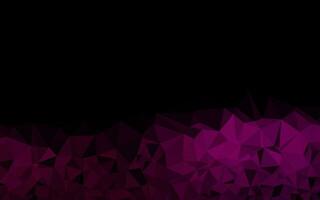 Dark Purple vector polygonal template.