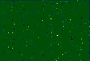 Light Blue, Green vector background with triangles, circles, cubes.