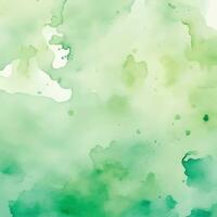 Green watercolor background vector