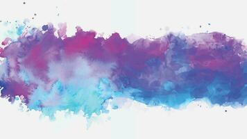 Soft watercolor splash stain background vector