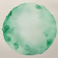 Green watercolor background vector