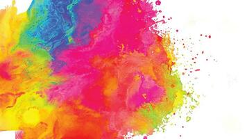 vector abstract background with a colourful watercolour splatter design