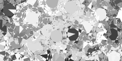 Light gray vector texture with random triangles.