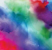 vector abstract background with a colourful watercolour splatter design