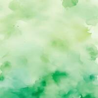 Green watercolor background vector