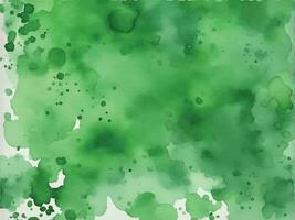 Green watercolor background vector